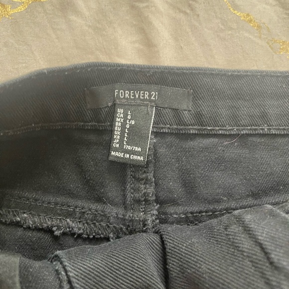 Forever 21 Denim Mini Skirt - Picture 7 of 8